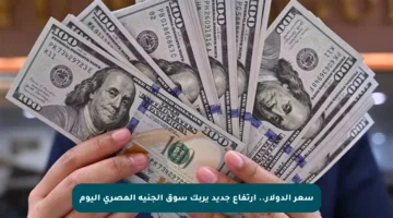 سعر الدولار.. ارتفاع جديد يربك سوق الجنيه المصري اليوم